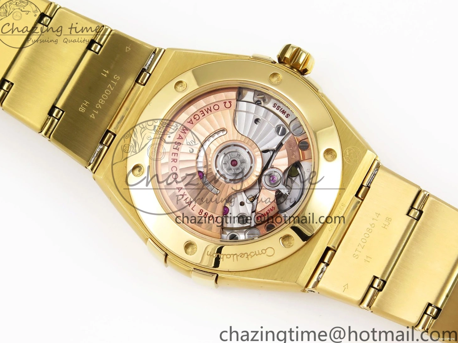 0514 Constellation 39mm YG ASWF 1:1 Best Edition White Dial on YG Bracelet A Casual 7780